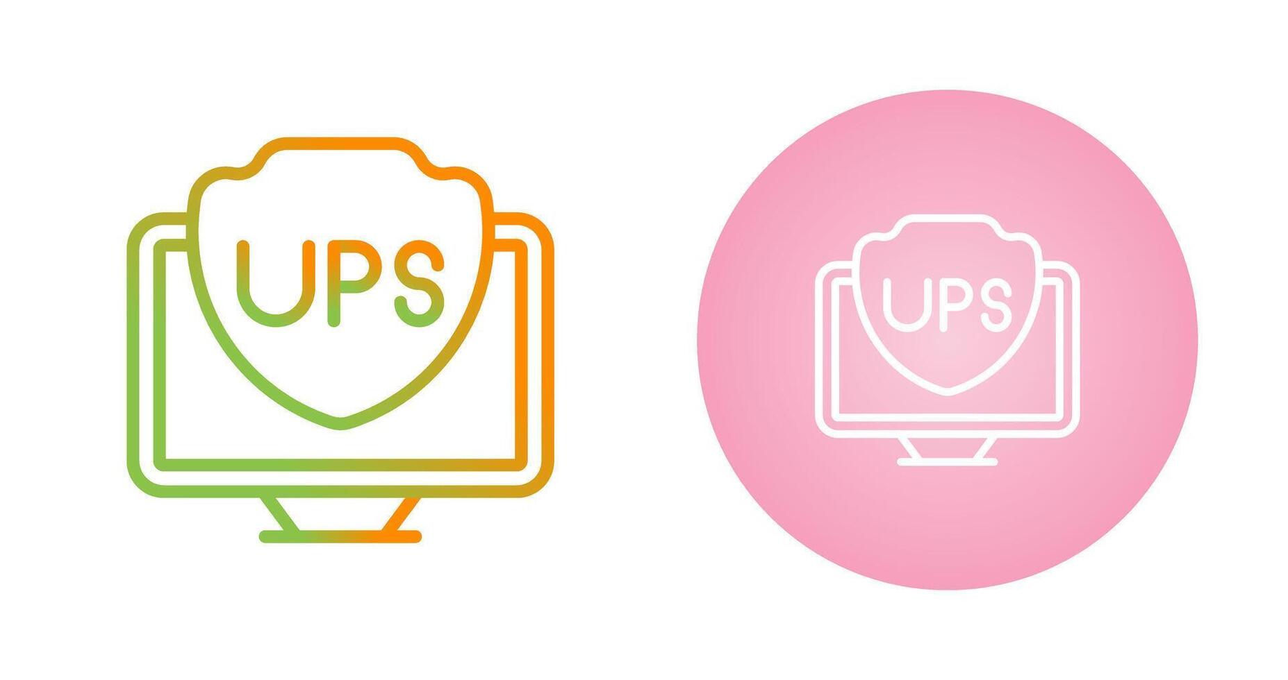 UPS Vector Icon