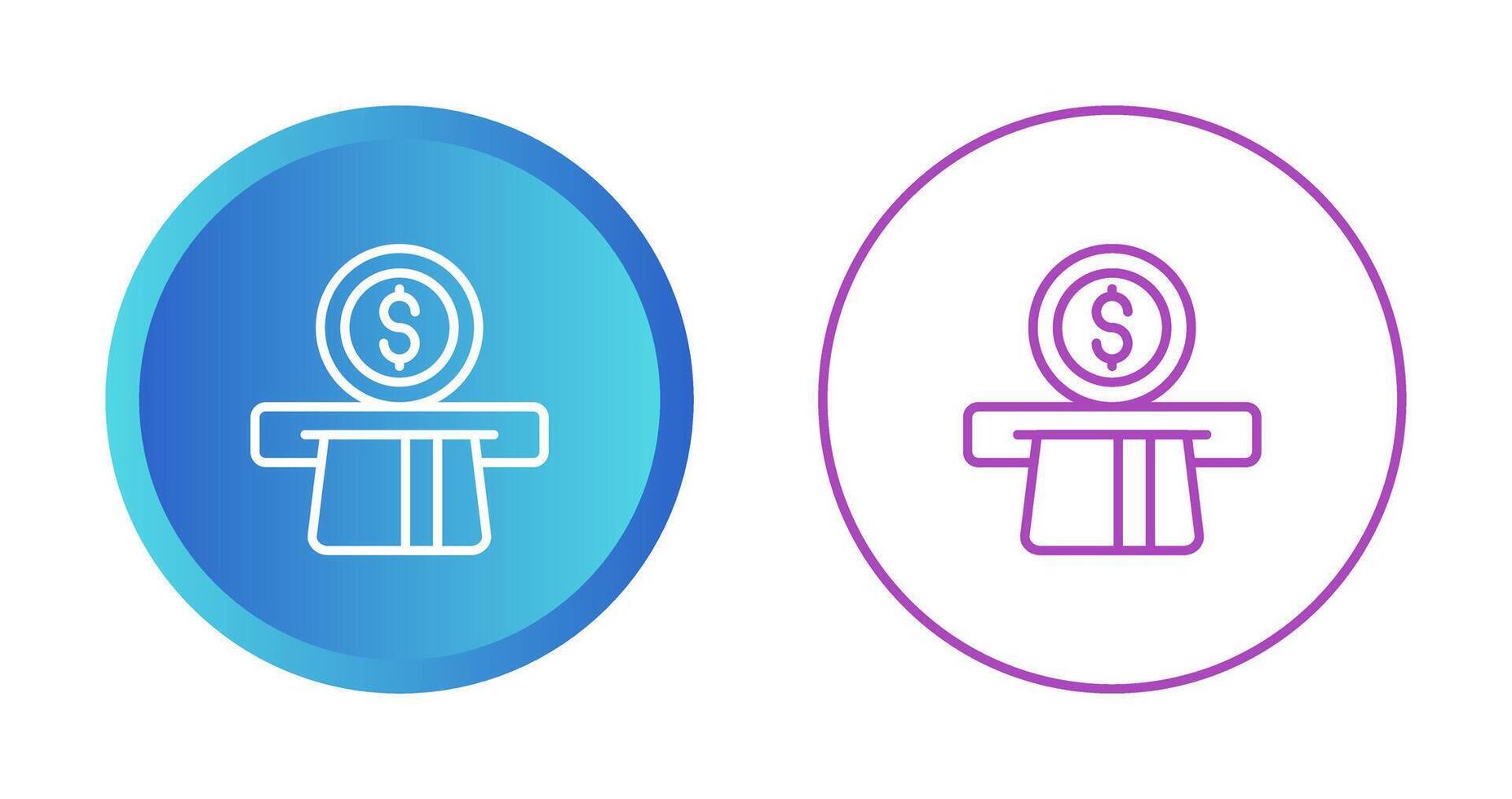 Automated Teller Machine Vector Icon