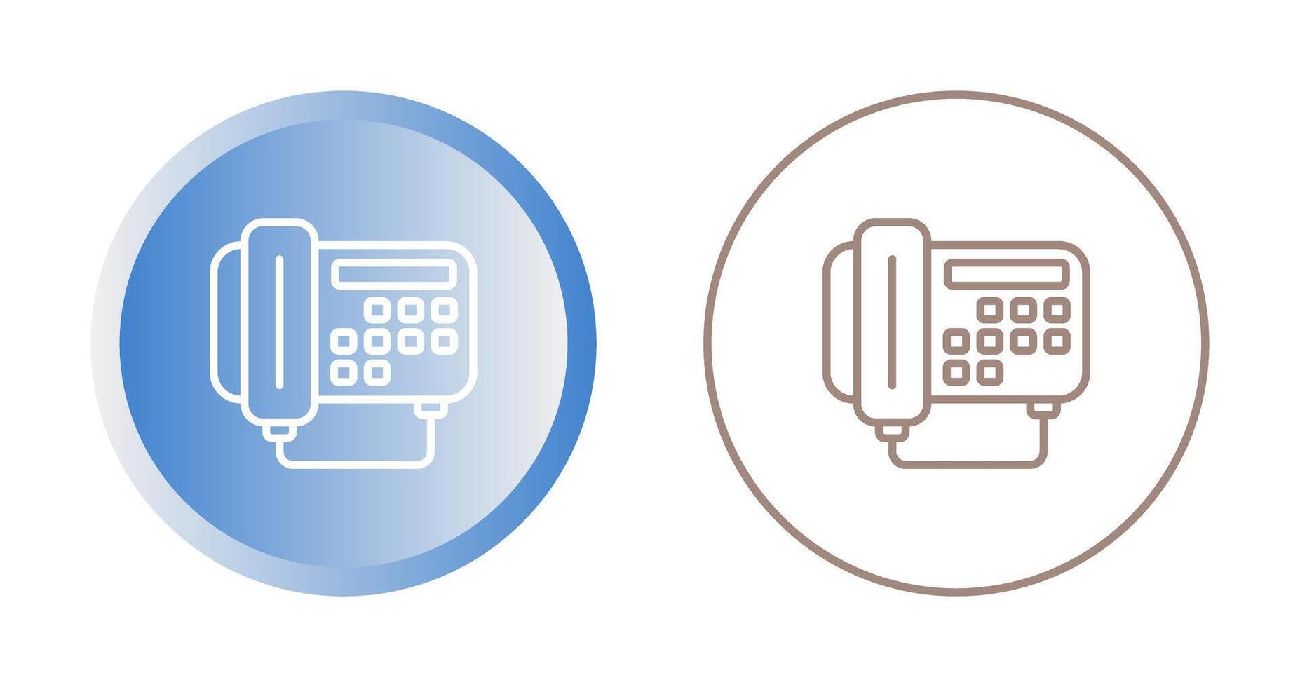 Fax Machine Vector Icon