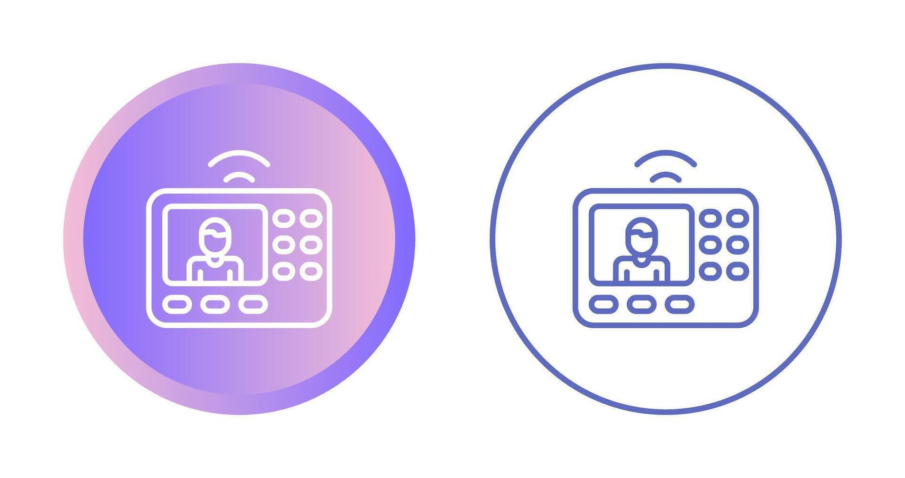 Intercom System Vector Icon