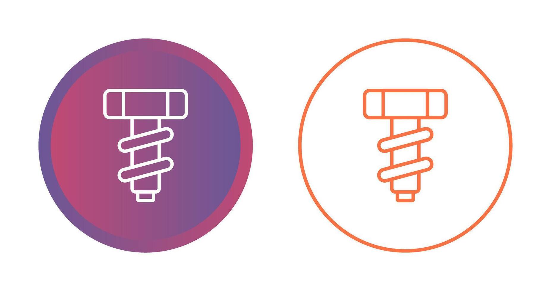 Screw Vector Icon