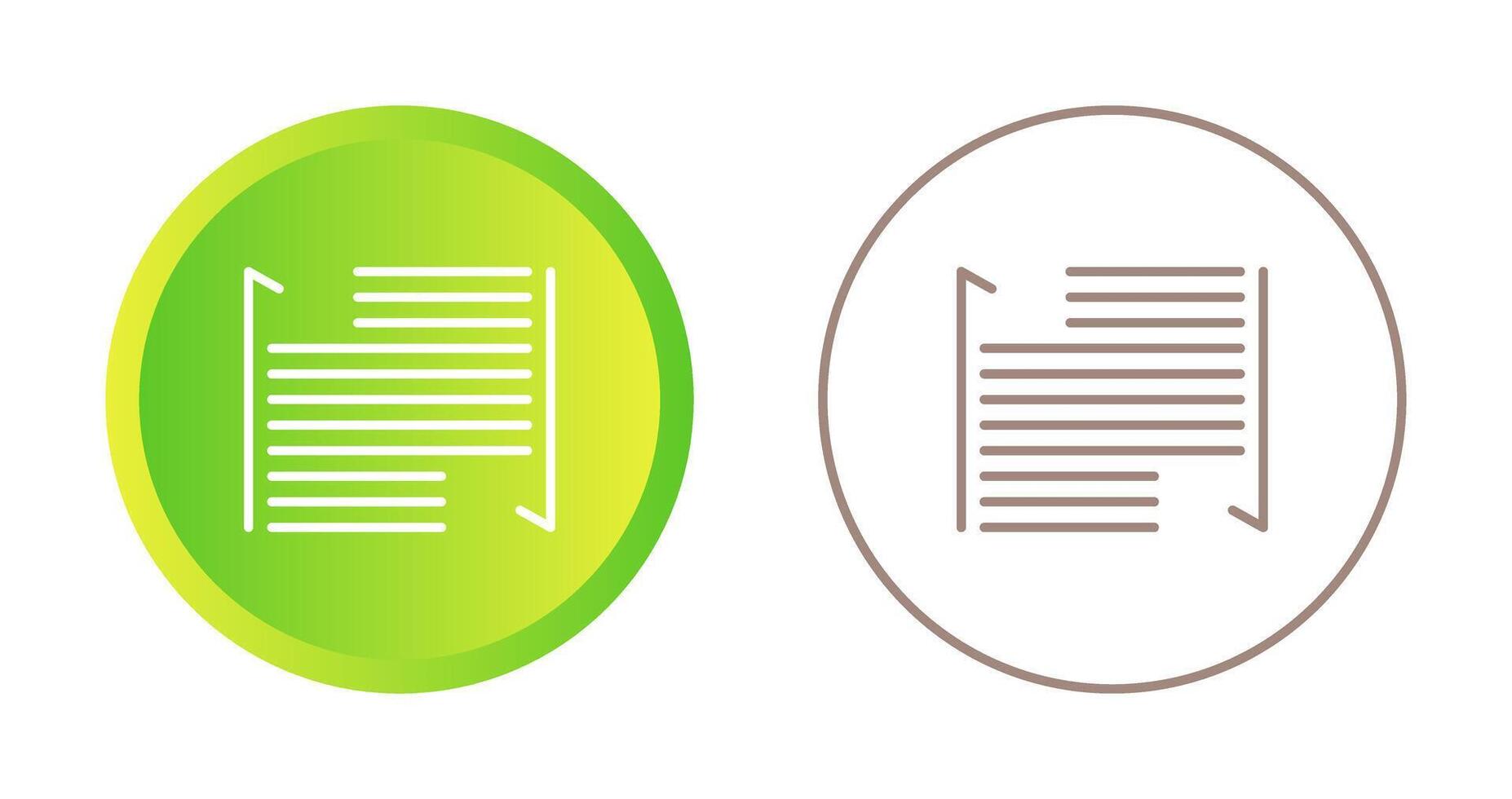 Indent Vector Icon