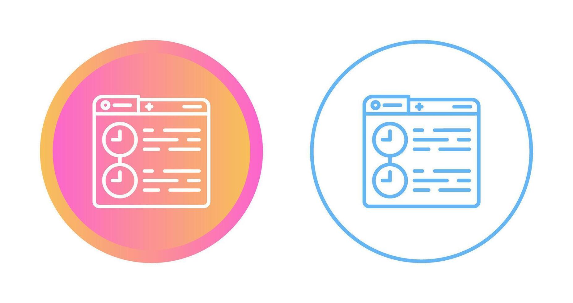 Timeline Vector Icon