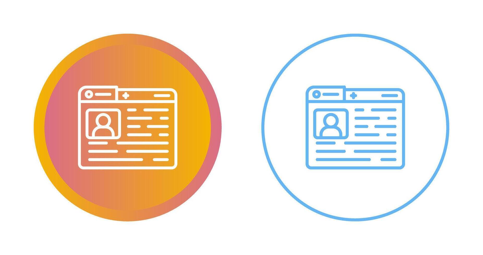 Profile Vector Icon