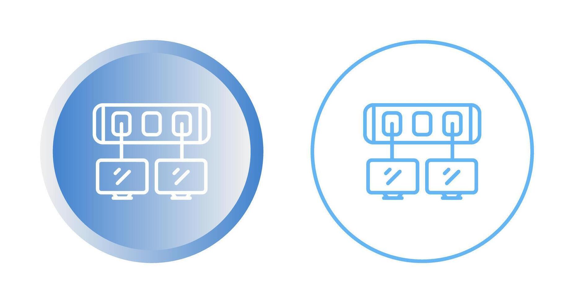 icono de vector de interruptor de red