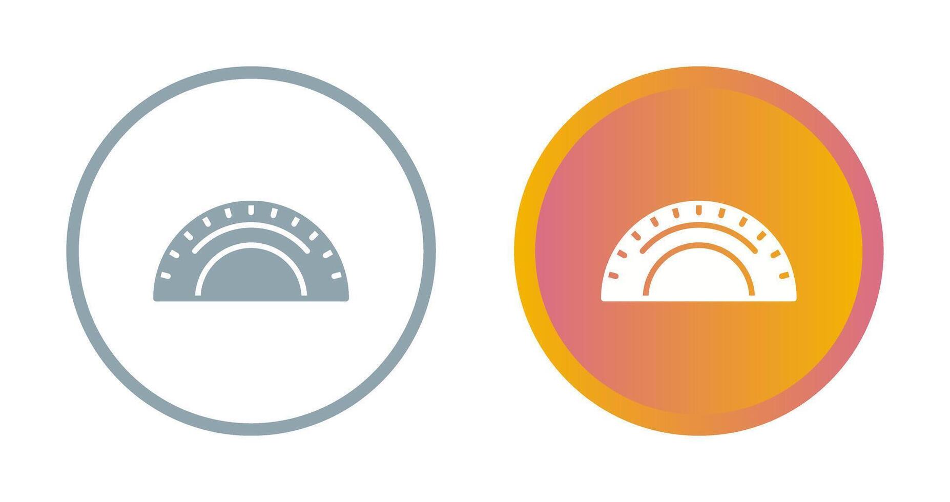 Protractor Vector Icon