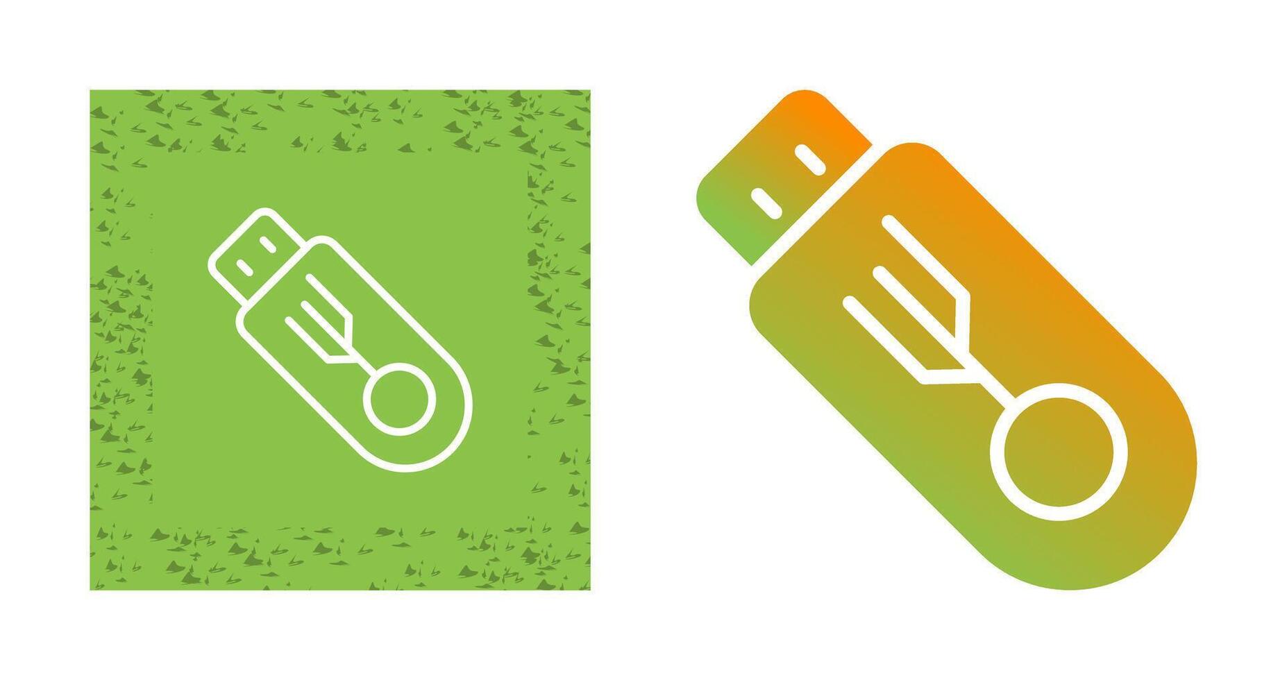 USB Flash Drive Vector Icon