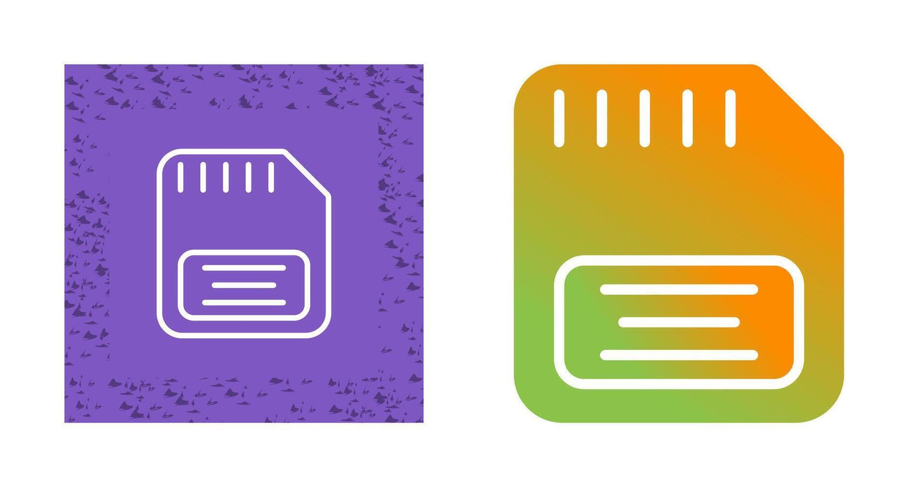 Memory Card Vector Icon