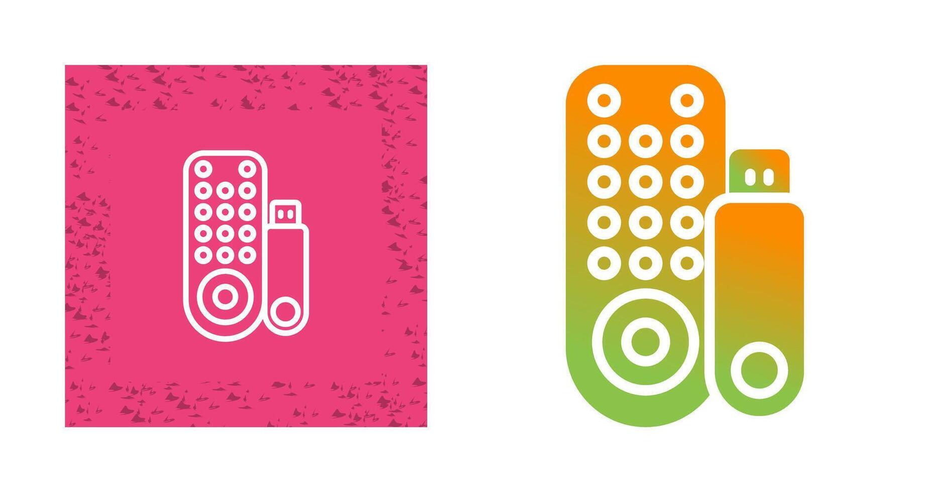 Streaming Stick Vector Icon