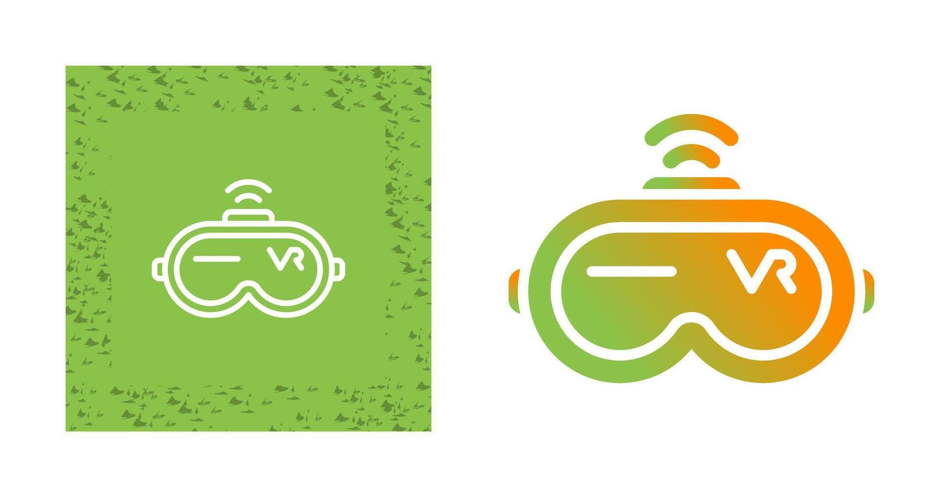 Virtual Reality Headset Vector Icon