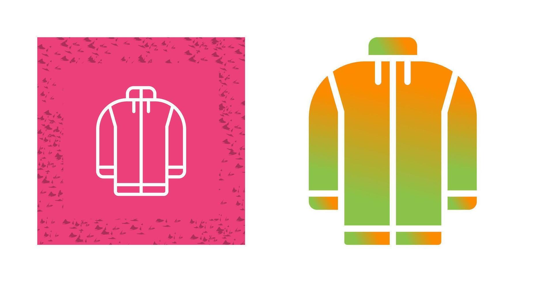 Fleece jacket Vector Icon