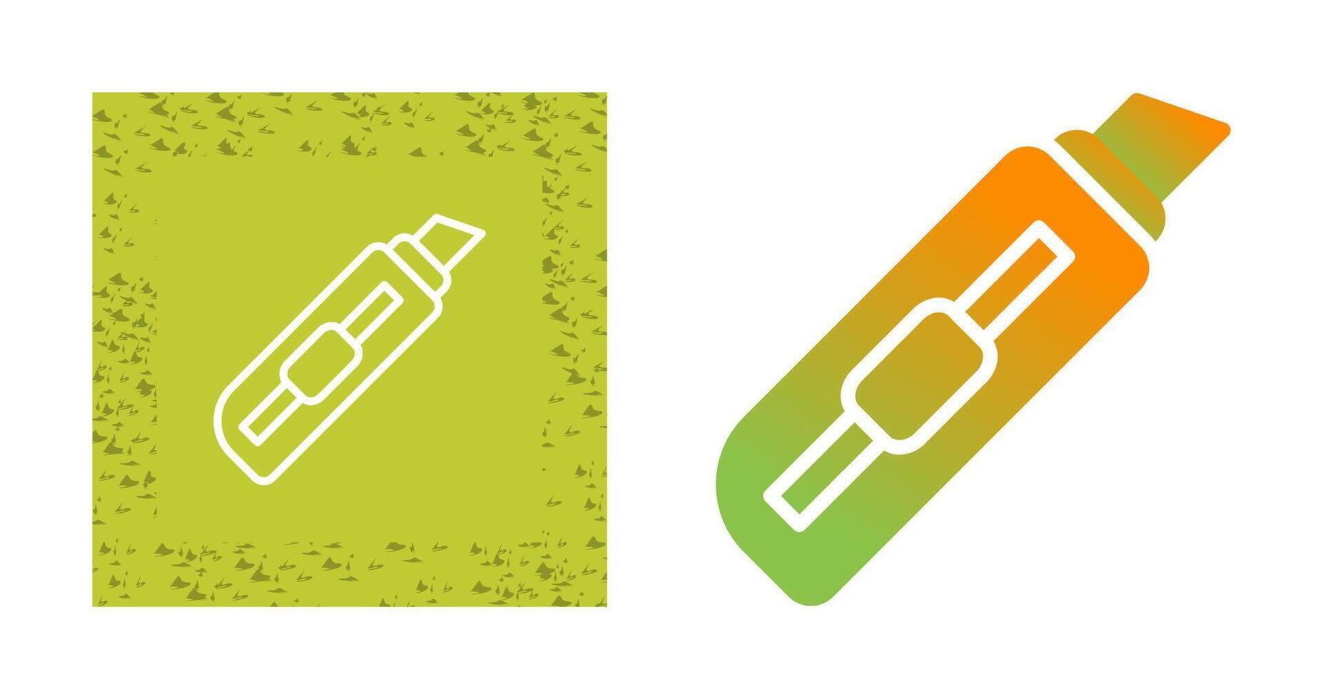 Utility knife Vector Icon