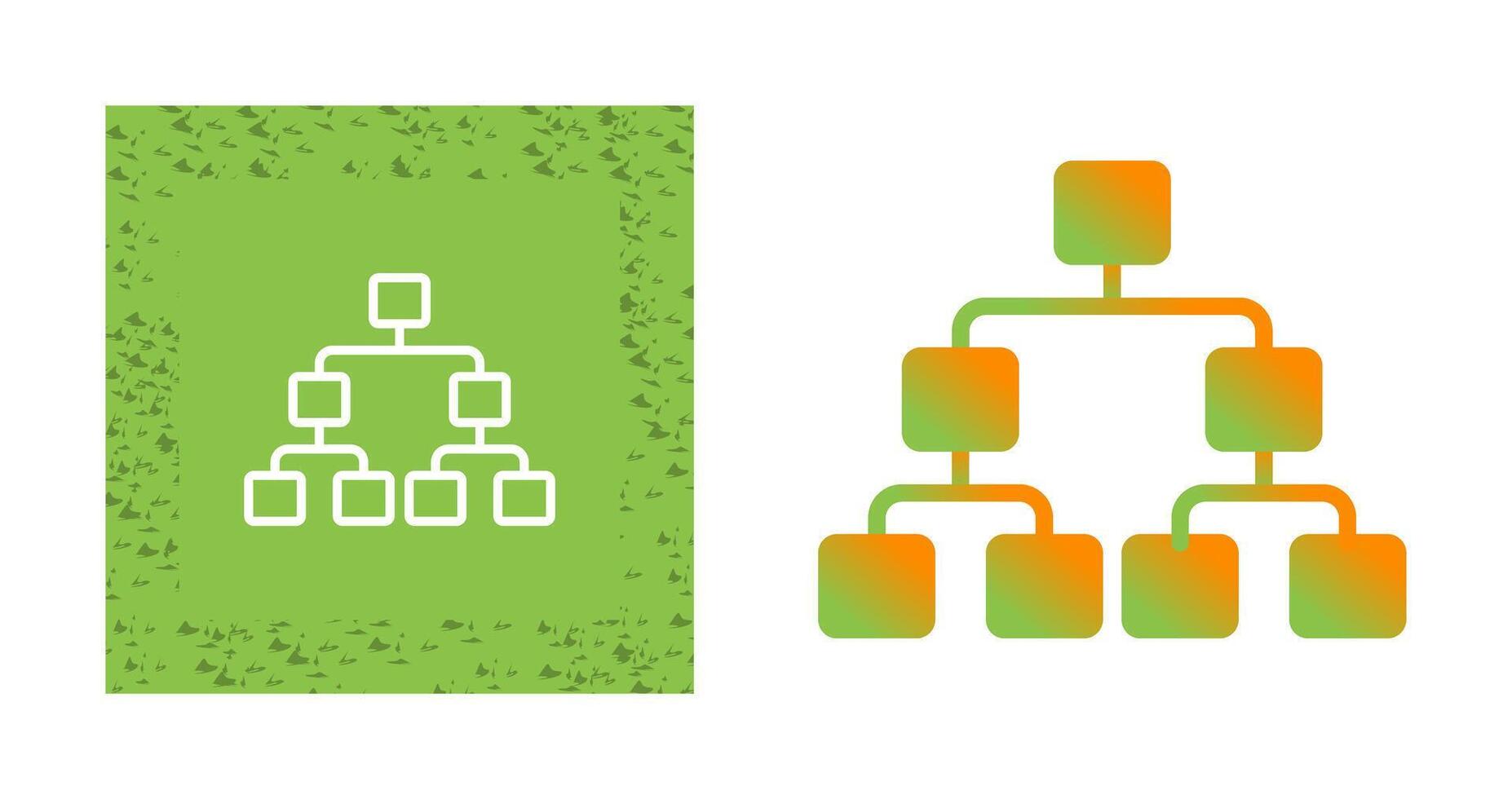 decisión arboles vector icono