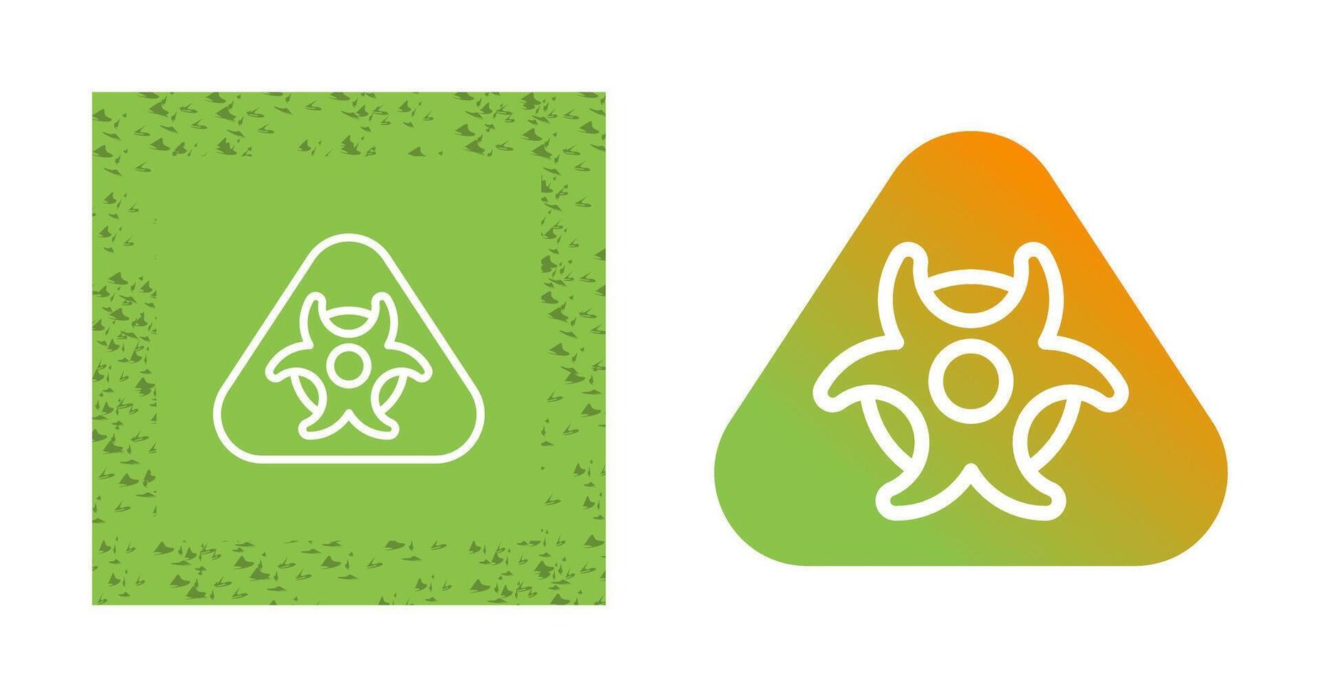 Hazardous materials symbol Vector Icon