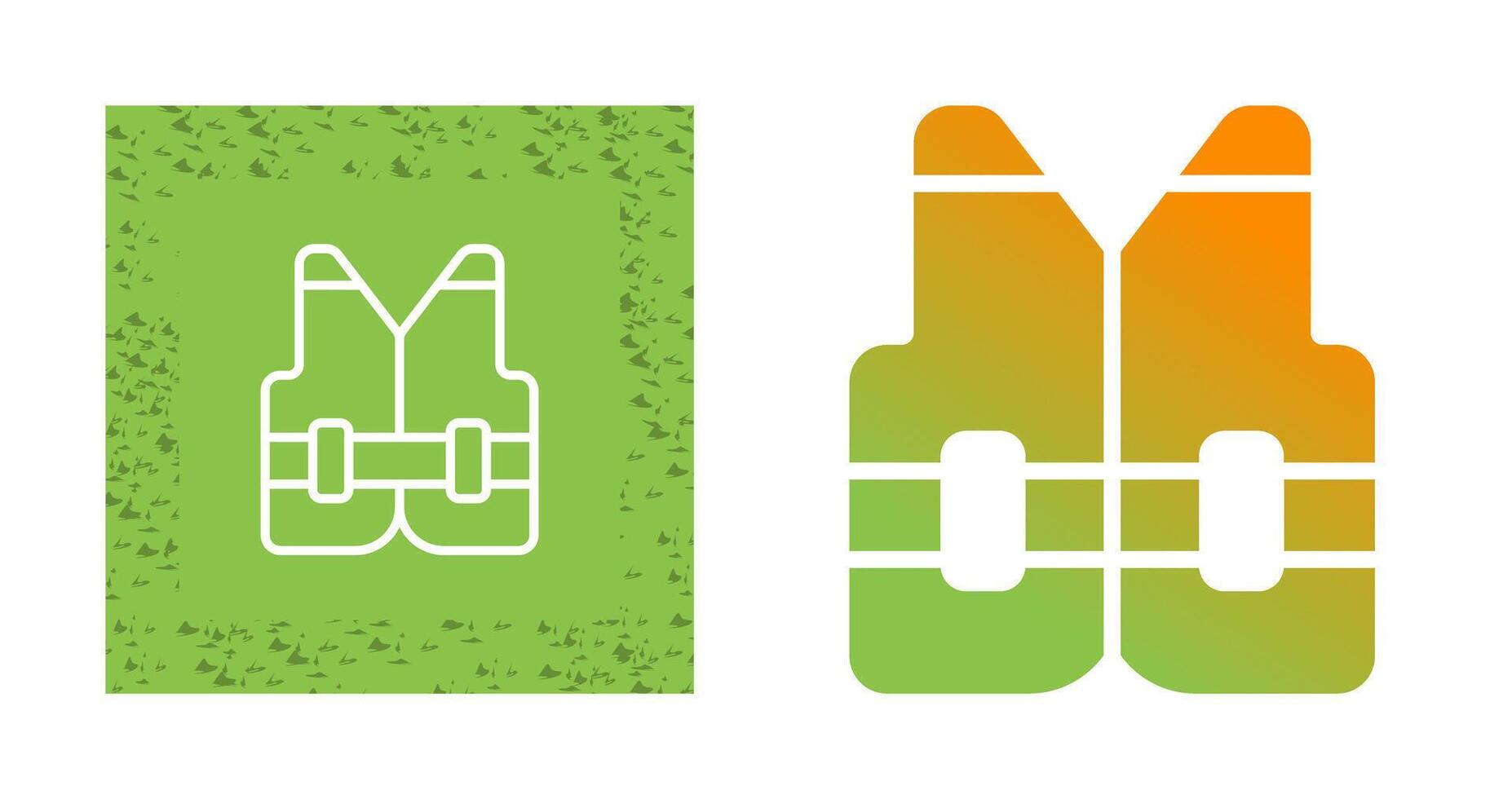 Reflective vest Vector Icon