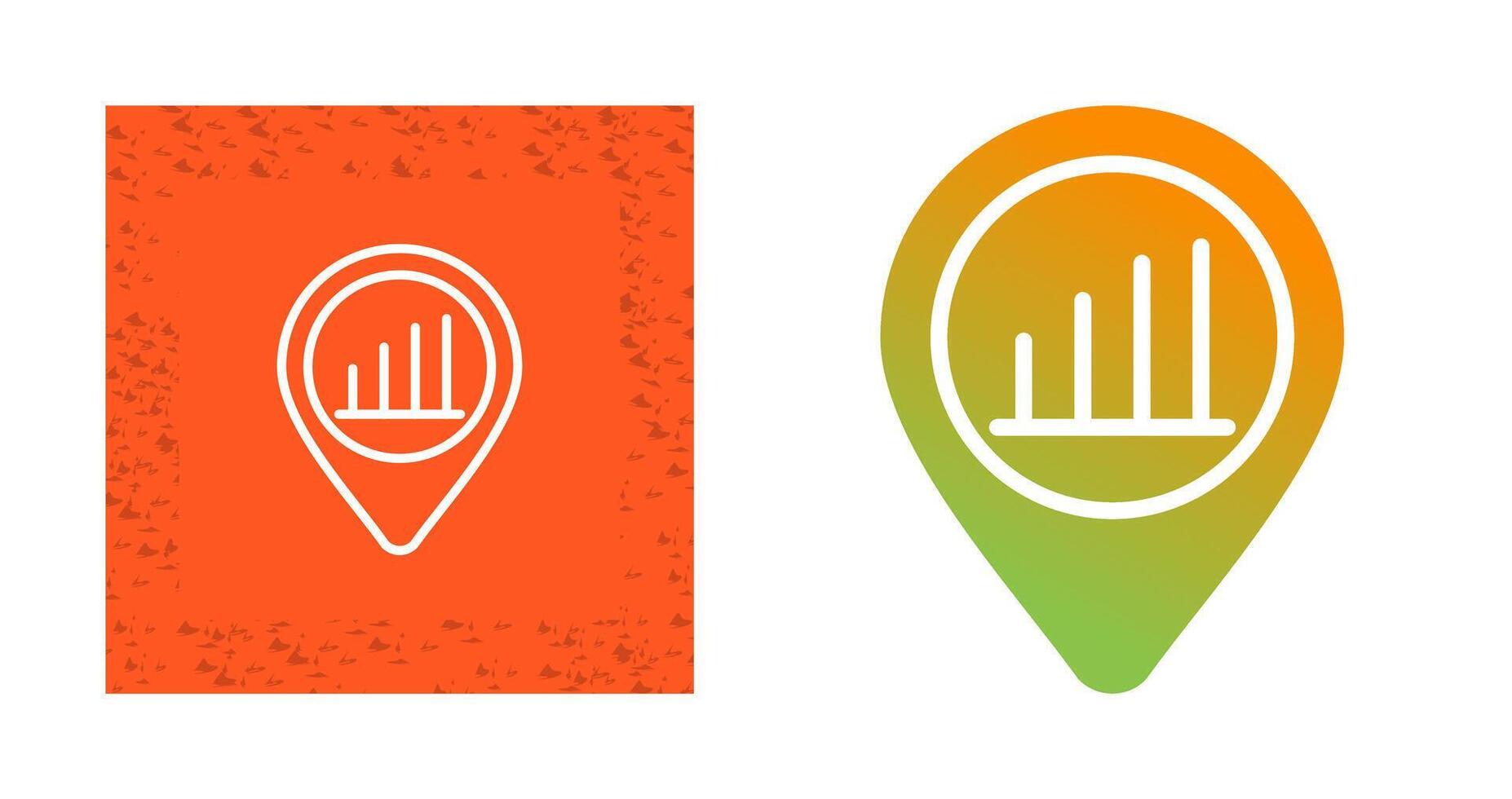 Location Analytics Vector Icon