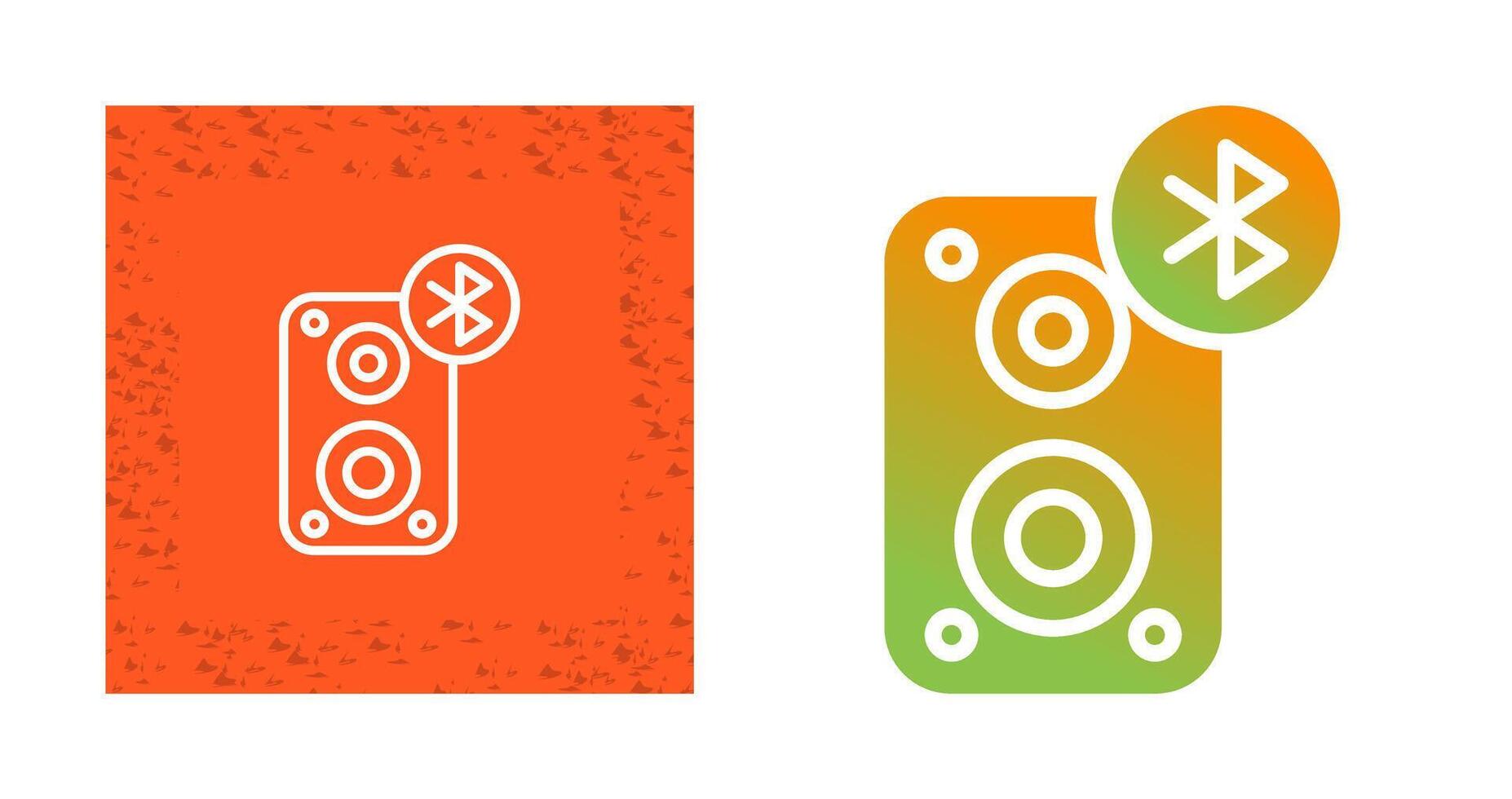 Portable Bluetooth Speaker Vector Icon