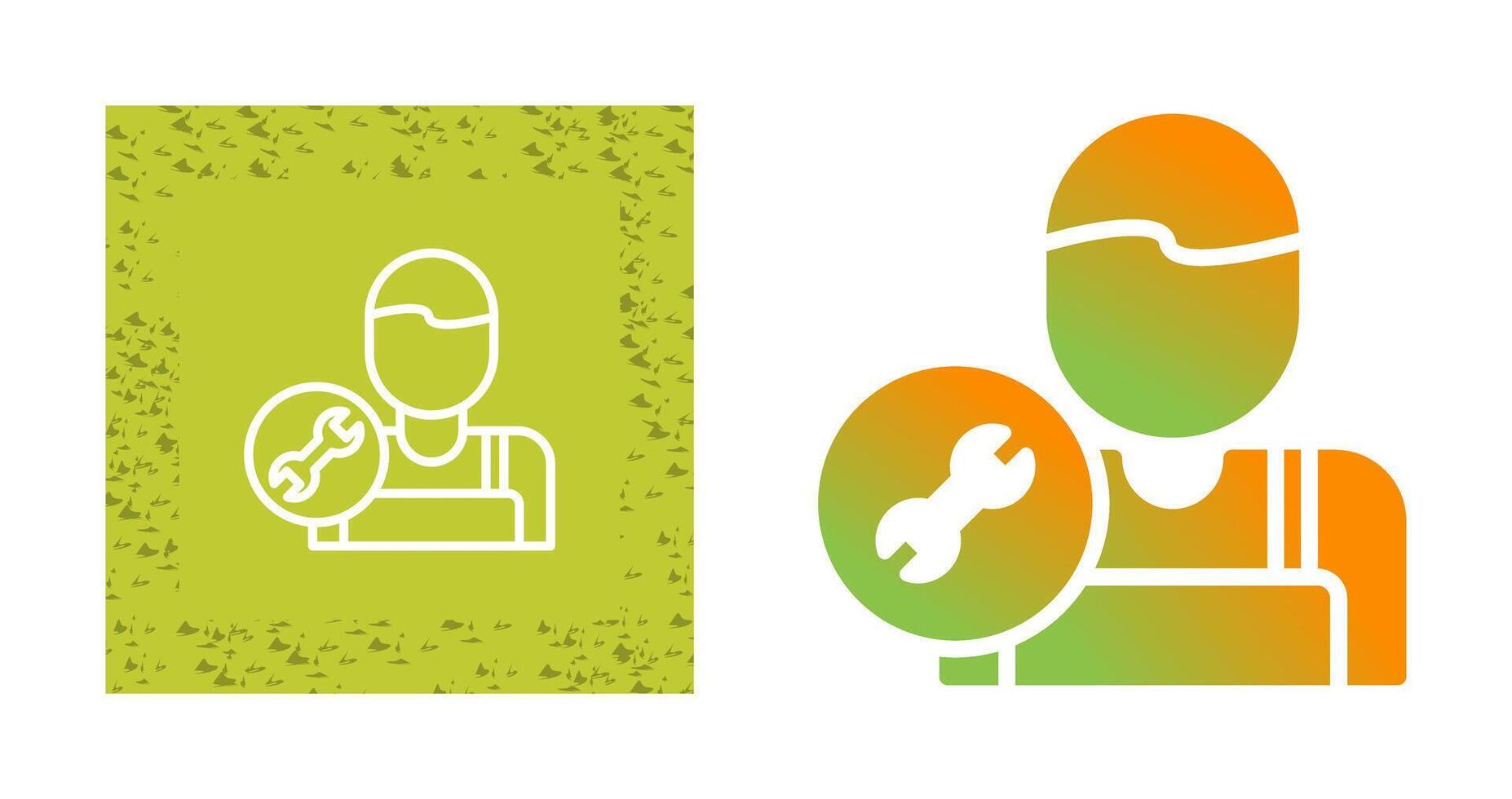 HVAC Technician Vector Icon