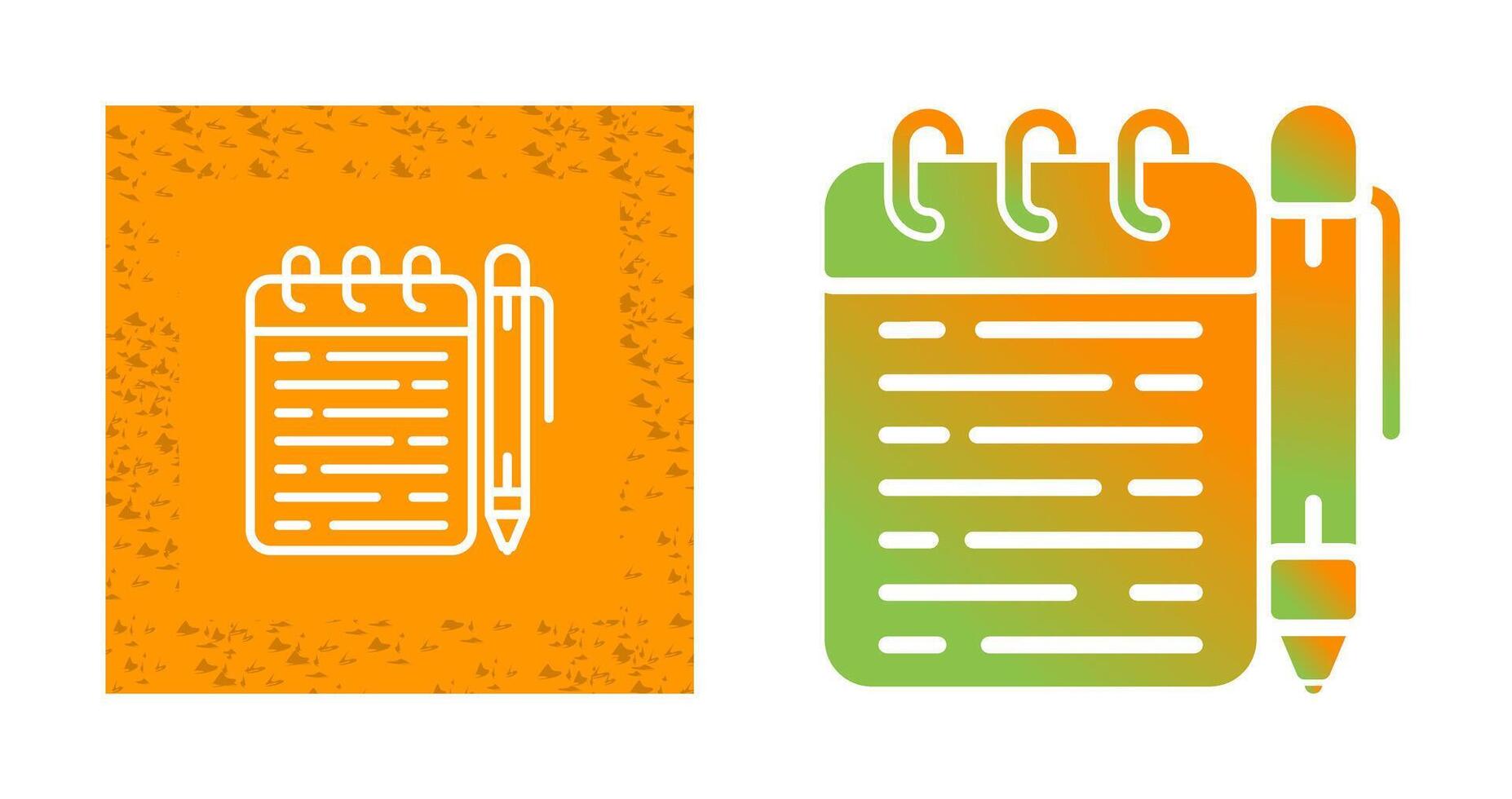 Memo pad Vector Icon