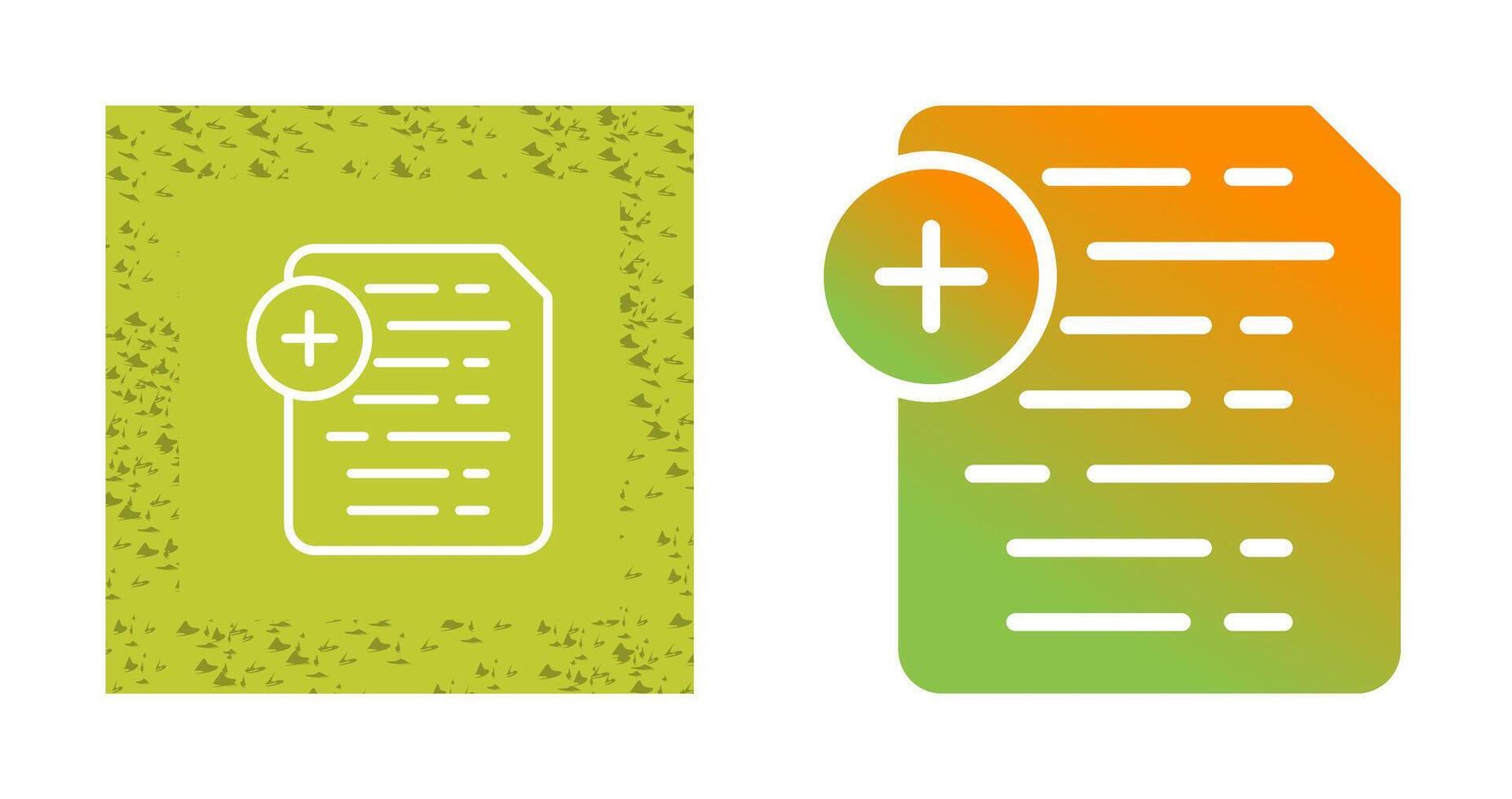Document Insert Icon Vector Icon