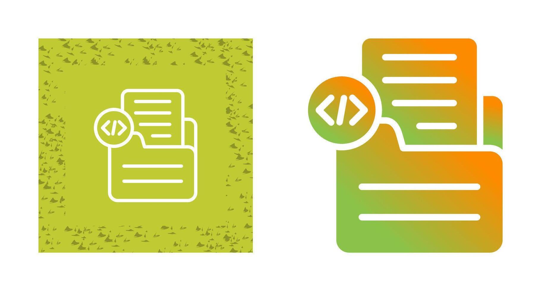 Document Insert Code Vector Icon