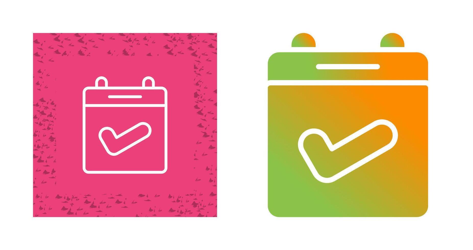 Calendar Check Vector Icon