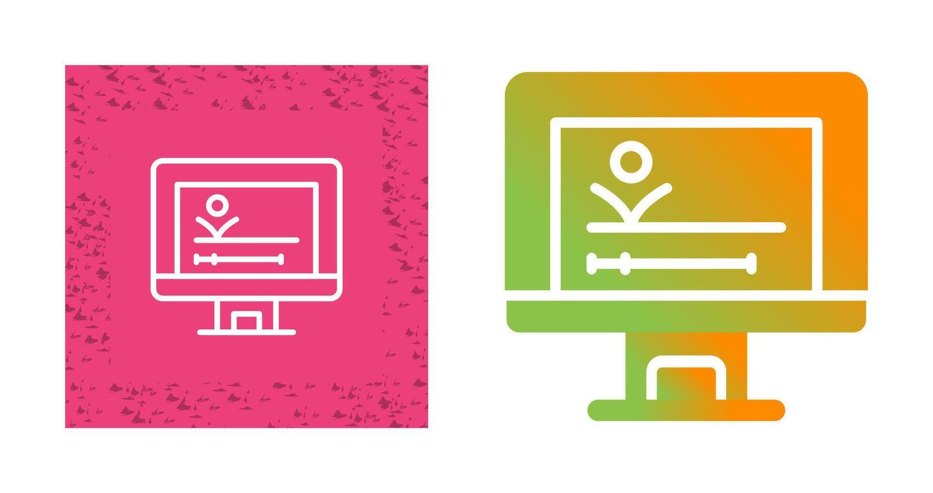 Motion Graphic Vector Icon