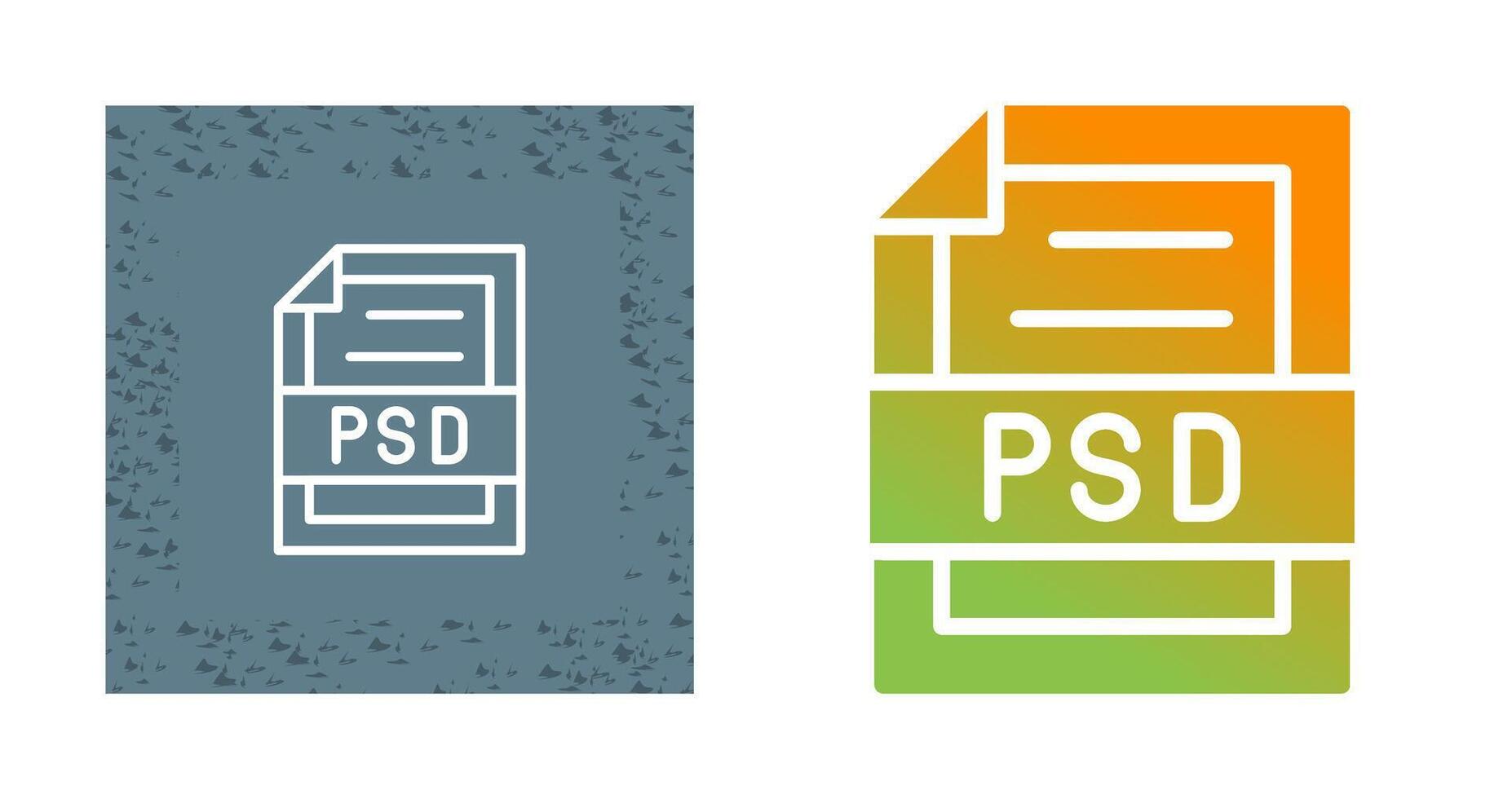 psd archivo vector icono