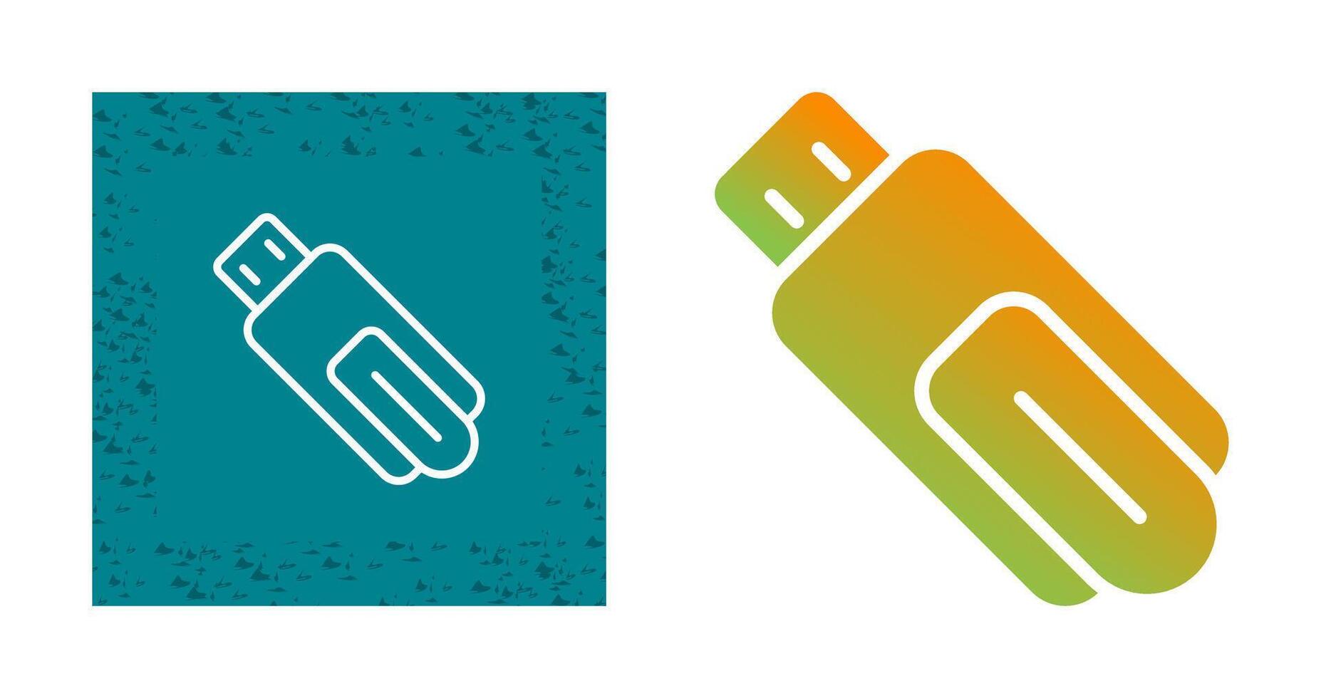 USB Flash Drive Vector Icon