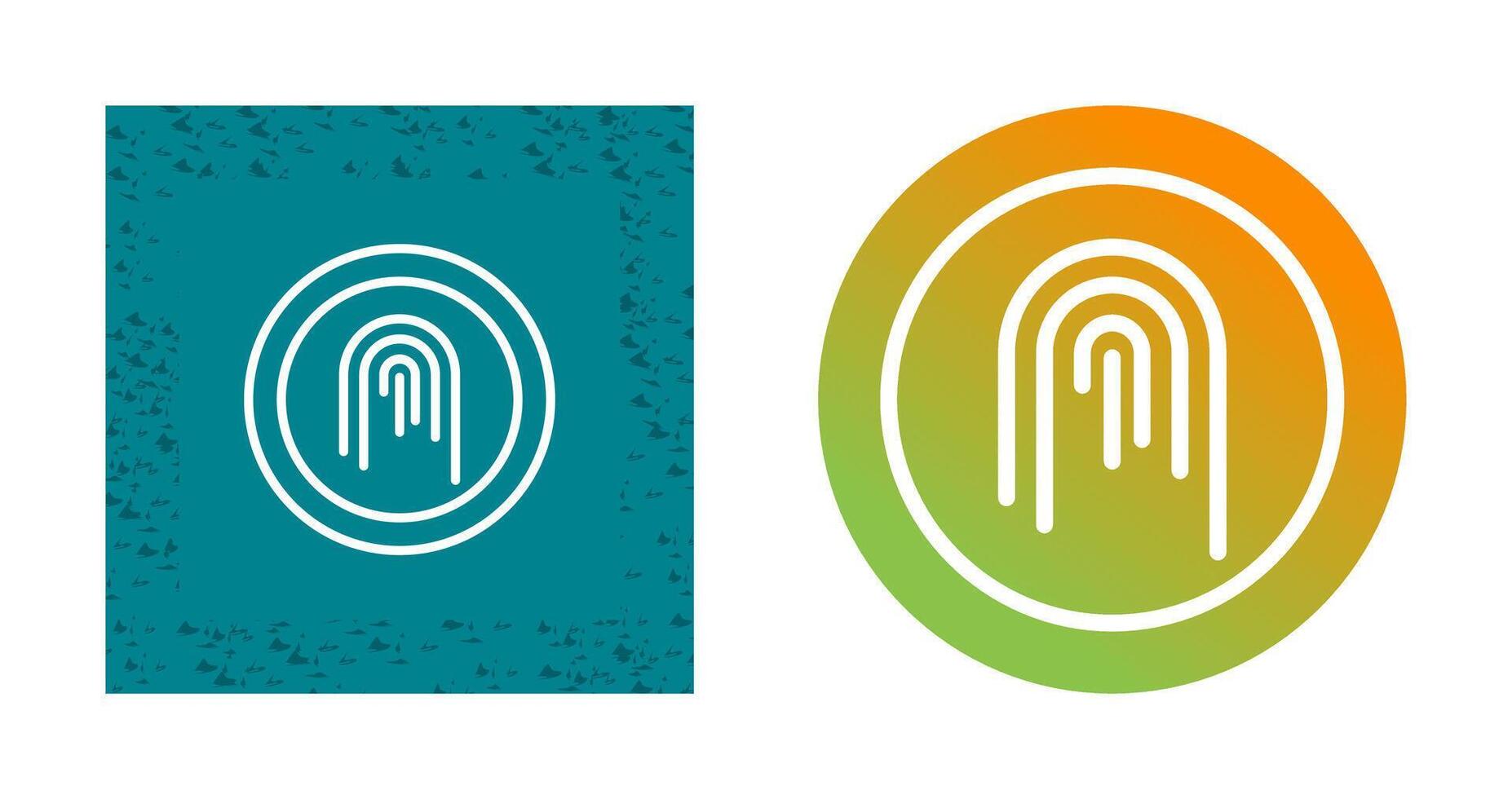 Fingerprint Vector Icon