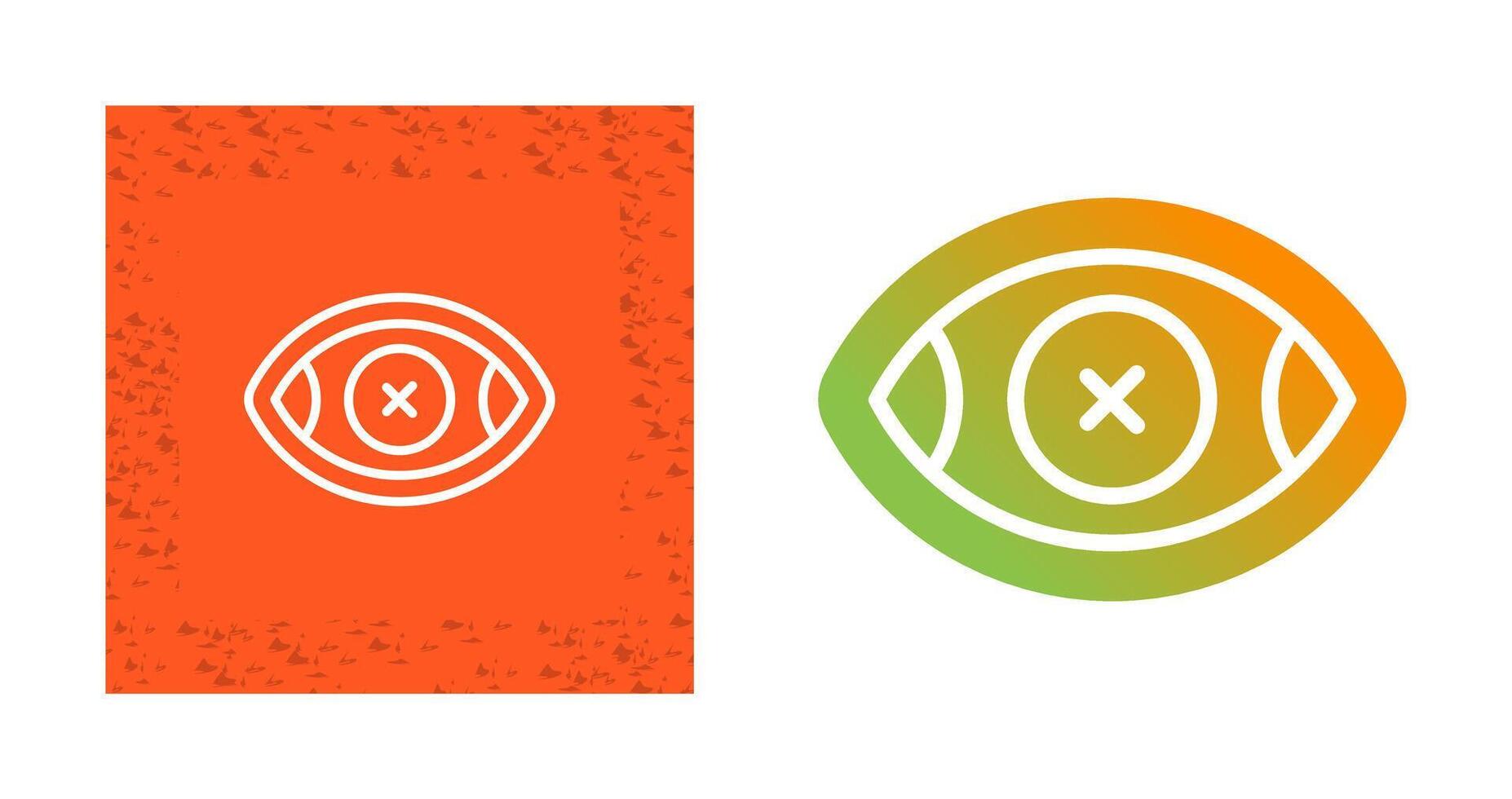 Eye Crossed Vector Icon