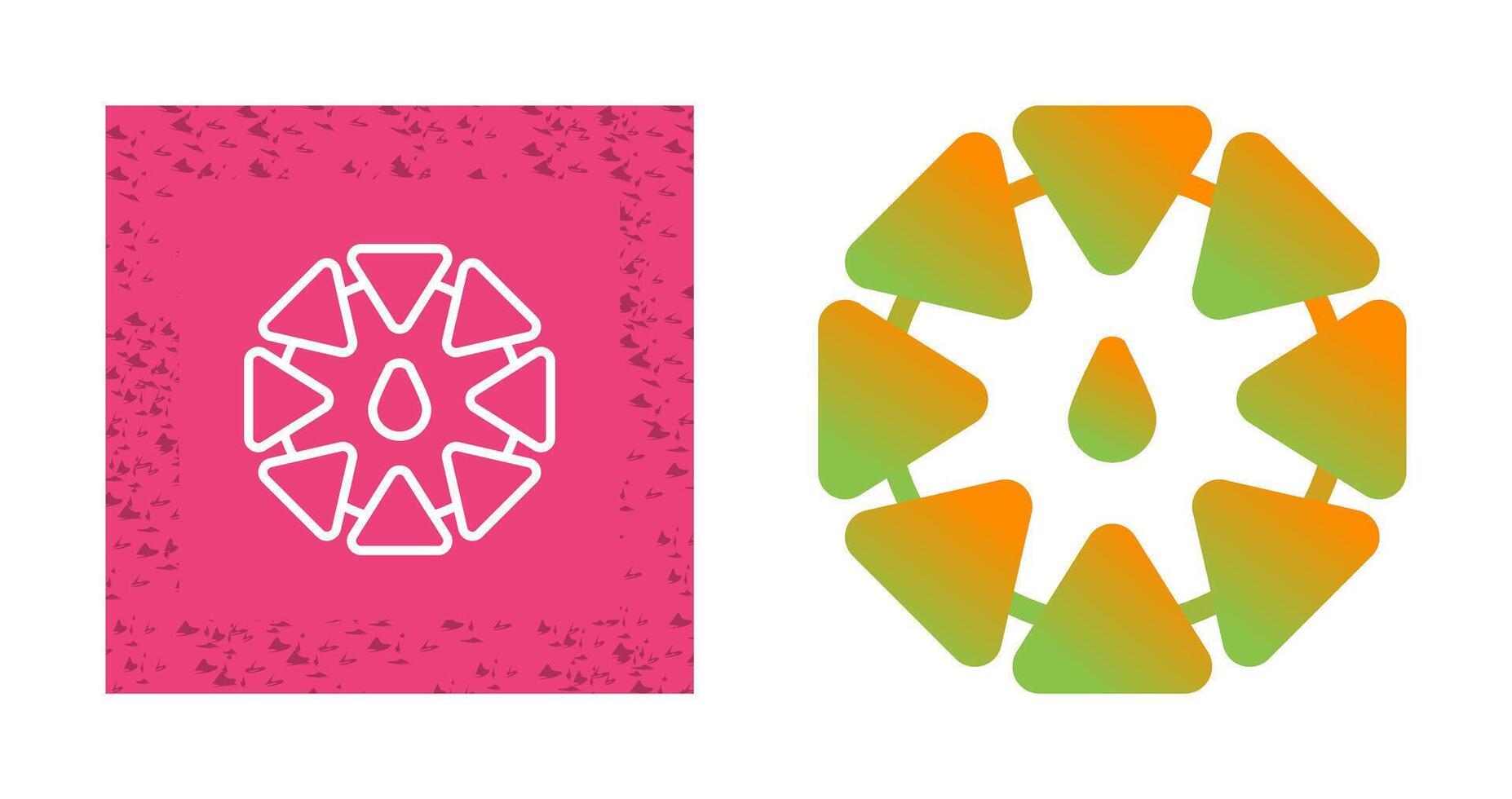 Color Wheel Vector Icon