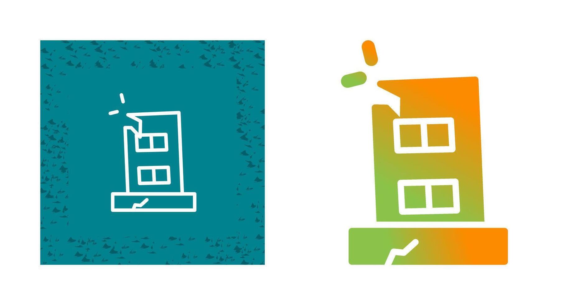 Facility Damage Vector Icon
