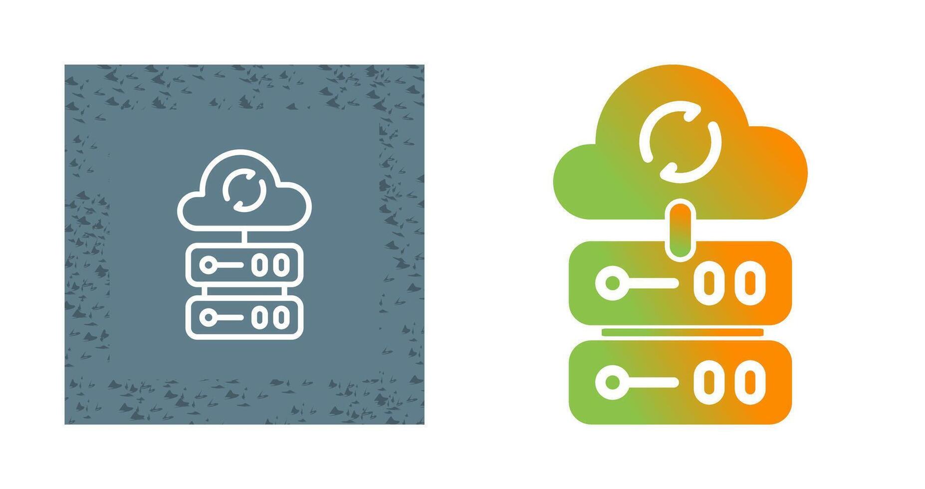 icono de vector de copia de seguridad