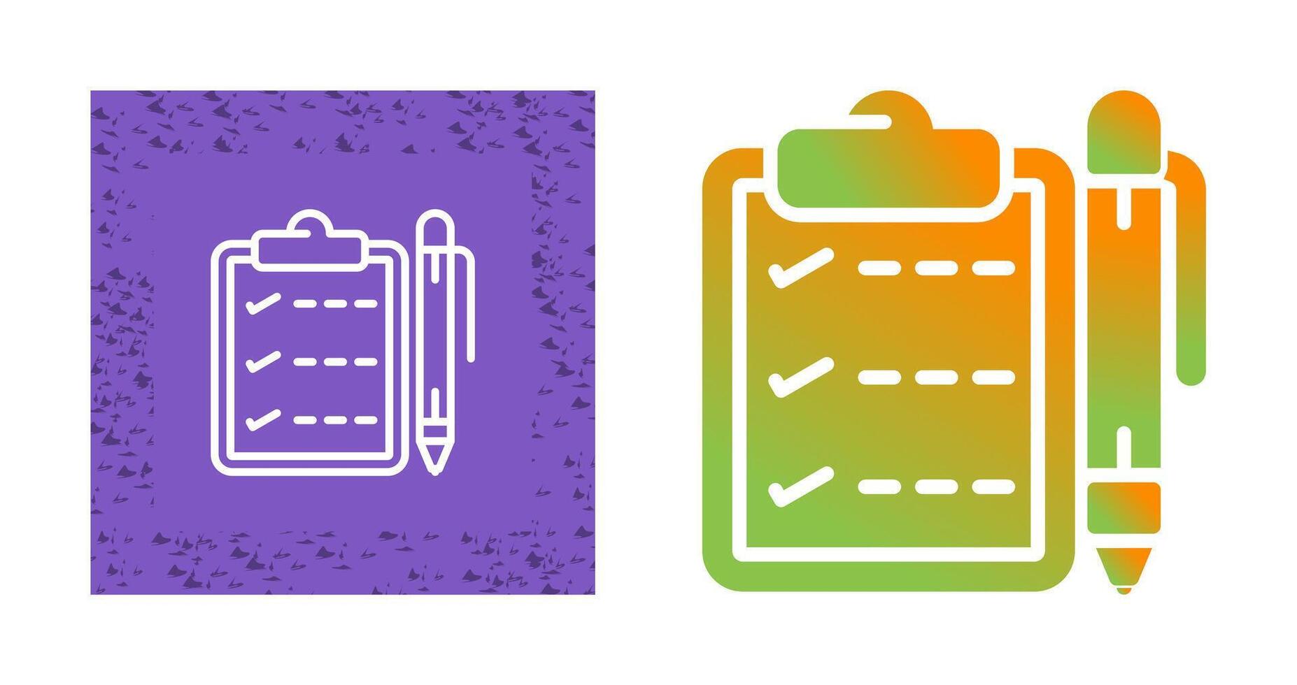 Notepad with pen Vector Icon