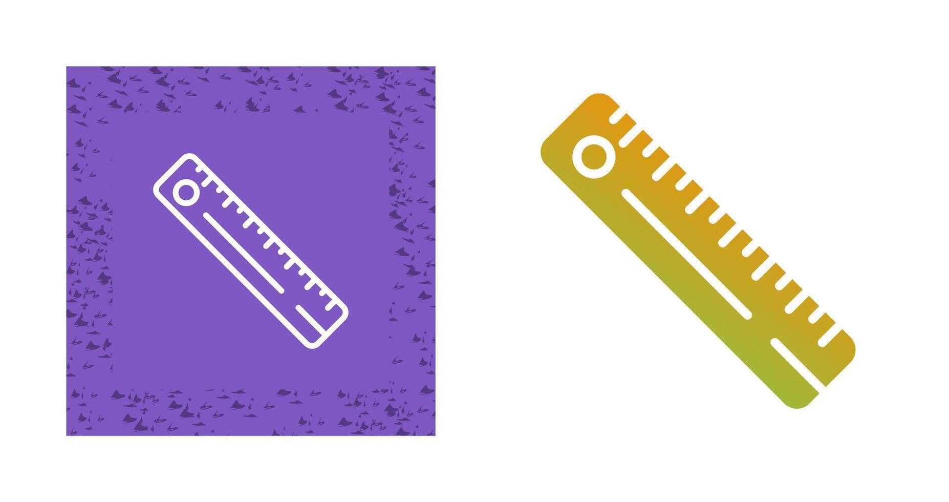 Straight Ruler Vector Icon