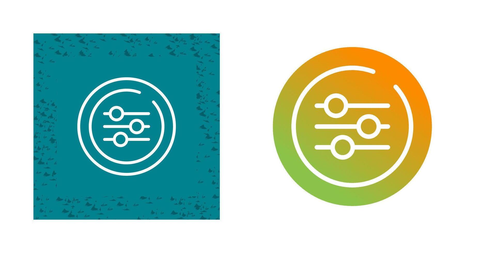 Equalizer Circle Vector Icon