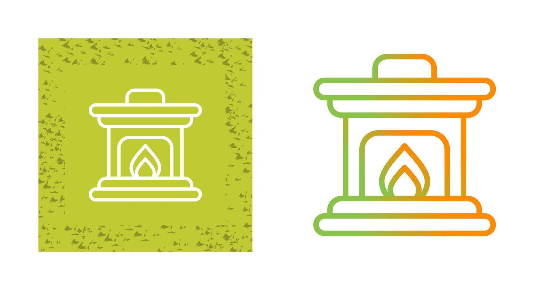 Fire Place Vector Icon