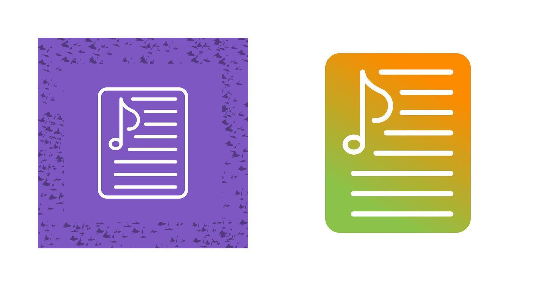 Music Playlist Vector Icon