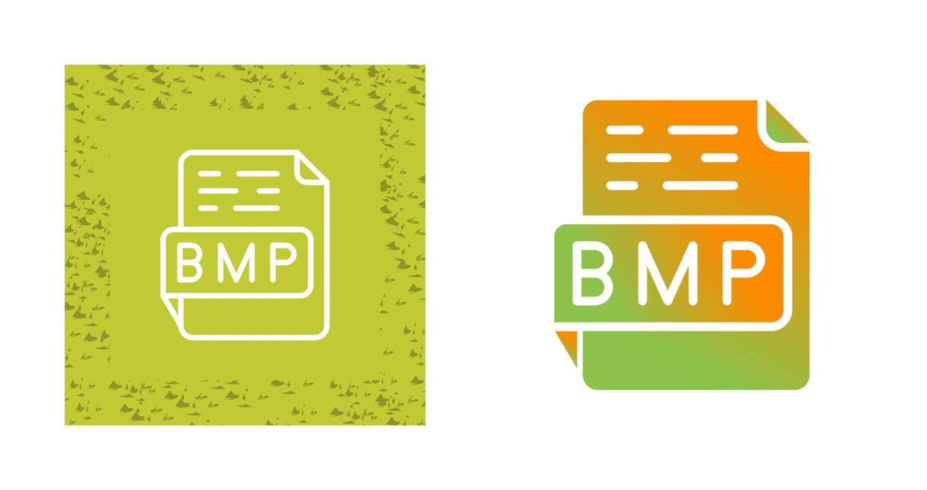 icono de vector de bmp