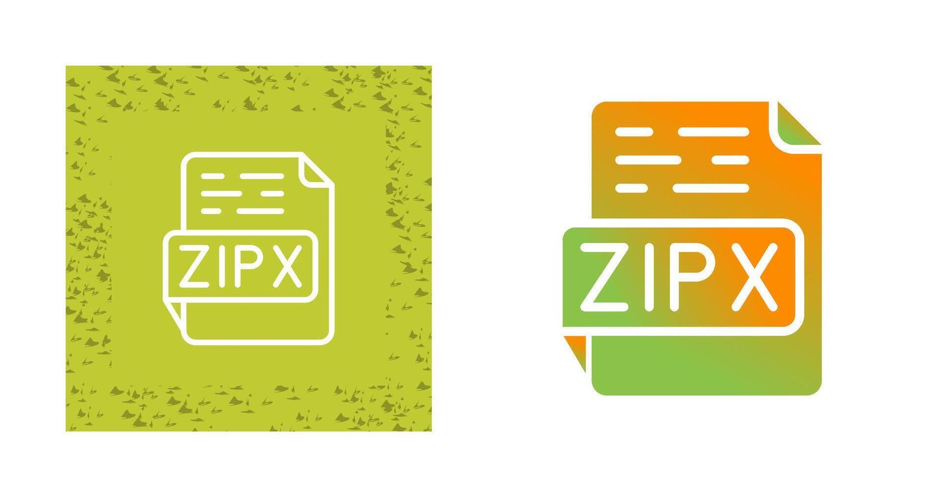 ZIPX Vector Icon