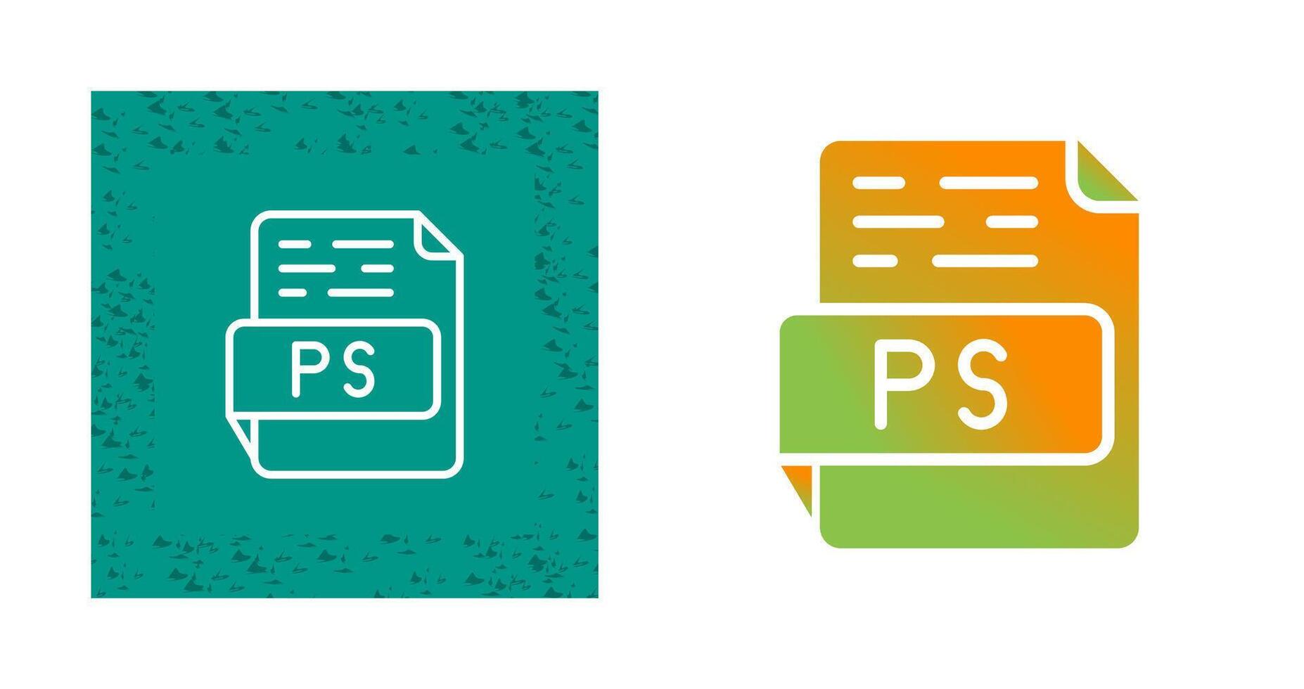 PS Vector Icon