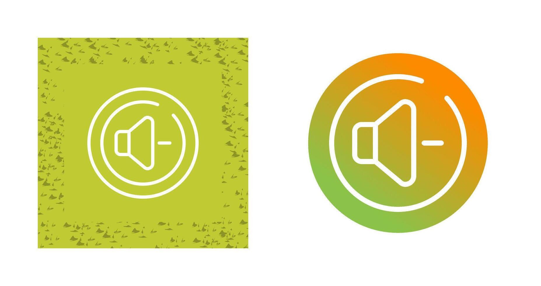 Volume Down Circle Vector Icon
