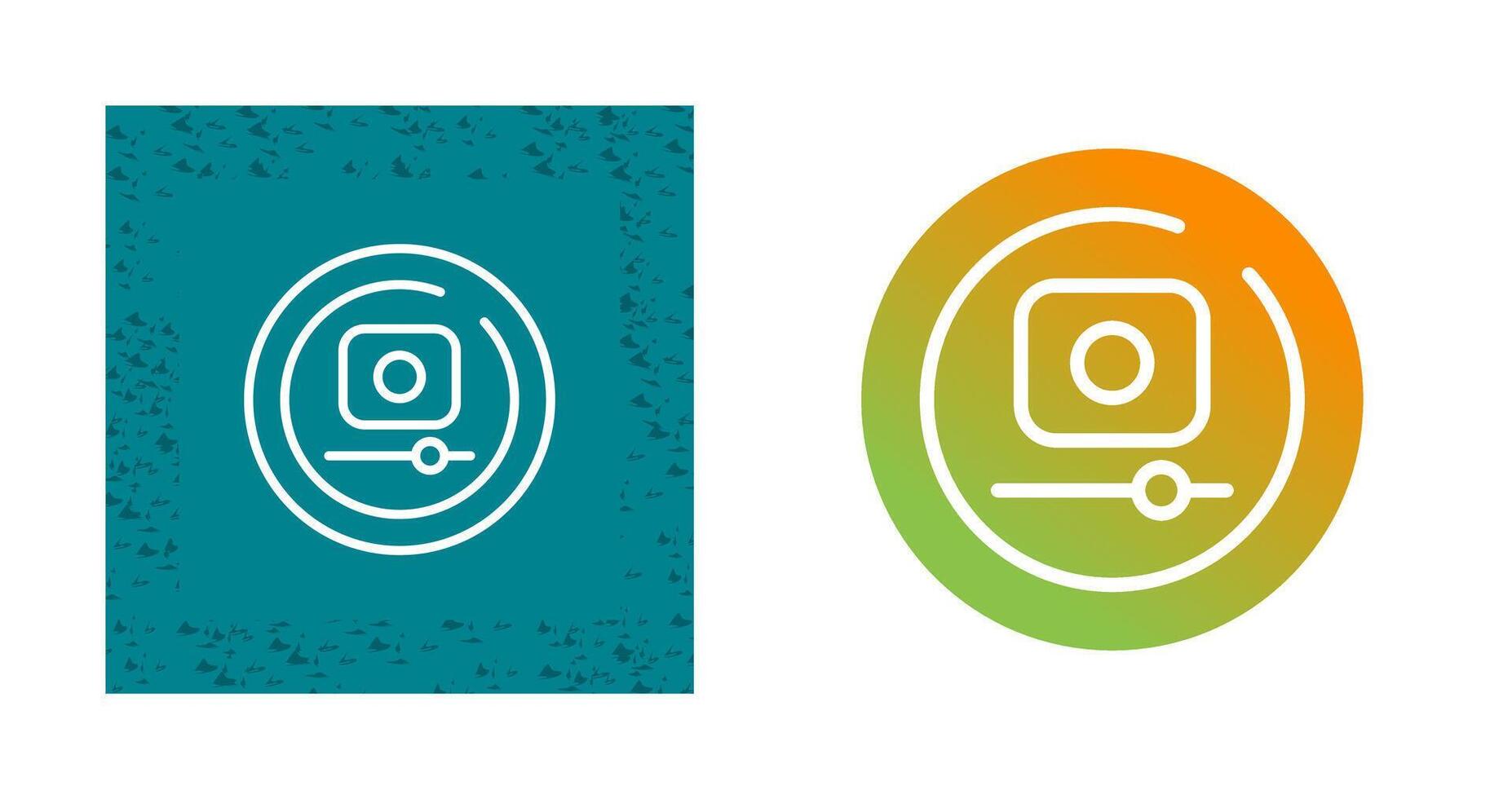 Video Record Circle Vector Icon