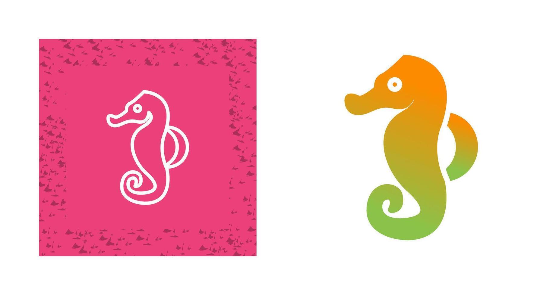 Seahorse Vector Icon