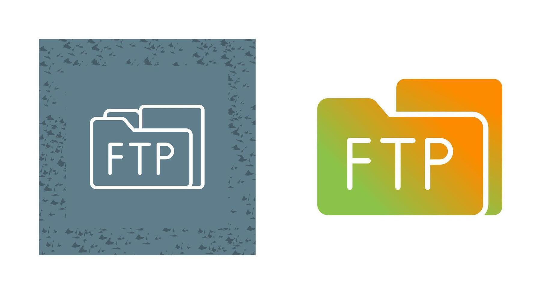 ftp acceso vector icono