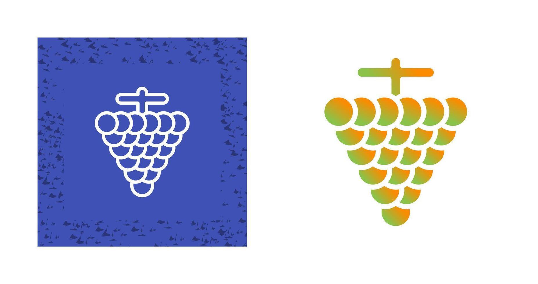 icono de vector de uvas