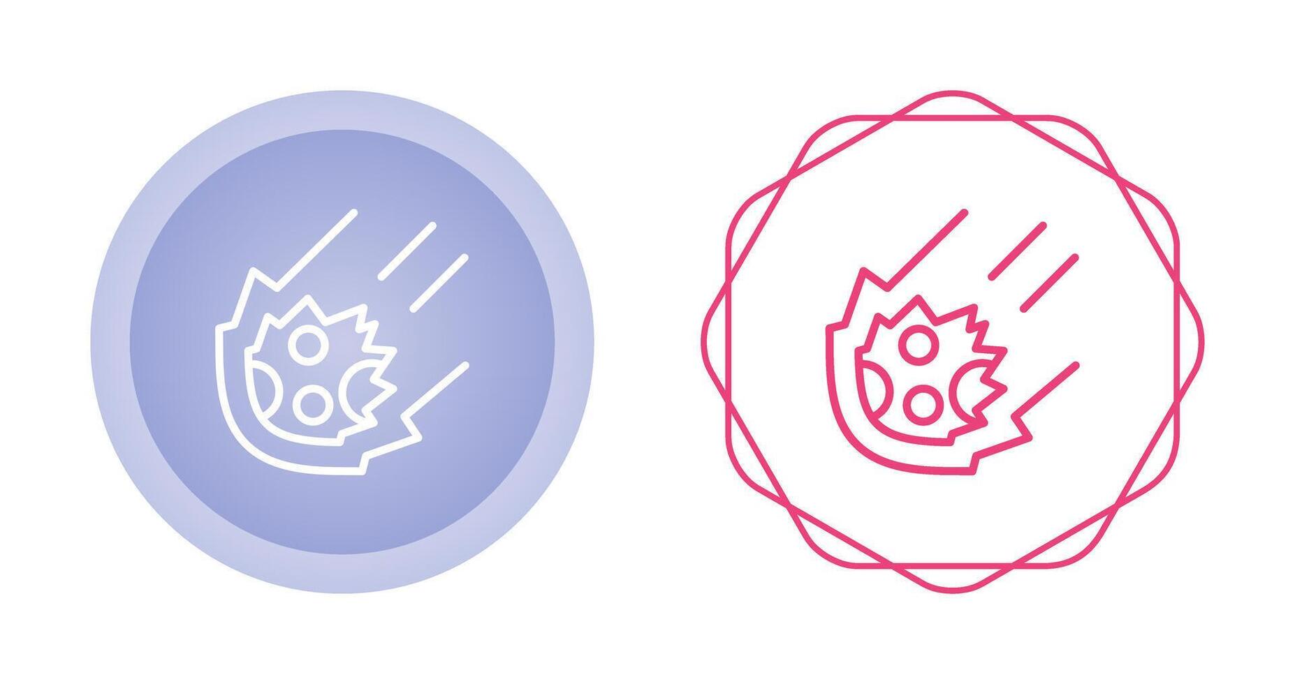 Meteor Vector Icon