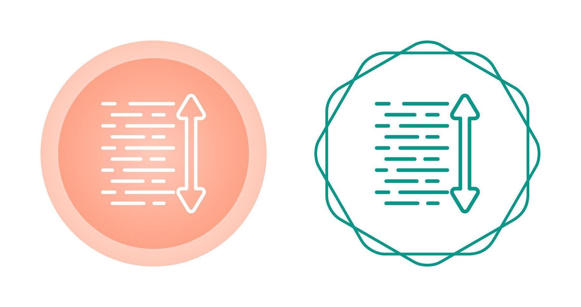 Line Spacing Vector Icon