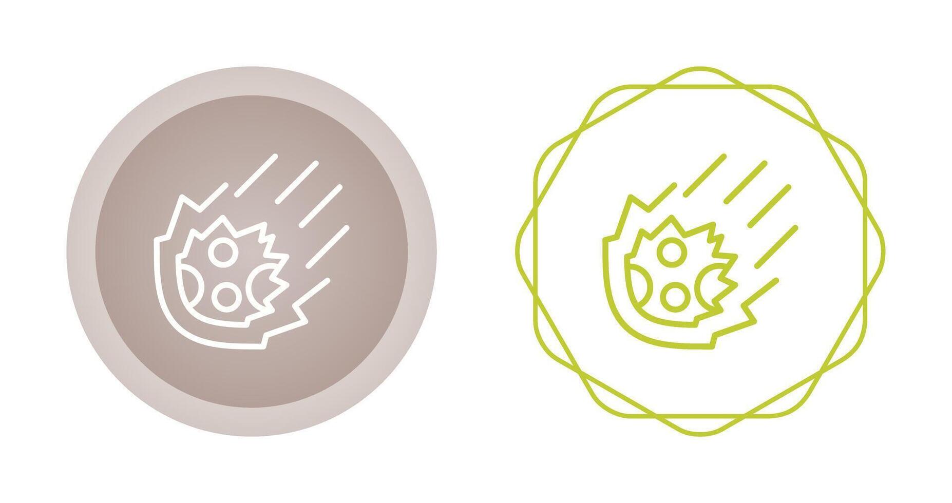 Meteor Vector Icon